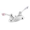 M-BITION 8820 Double Handle Centerset Bathroom Faucet in Chrome