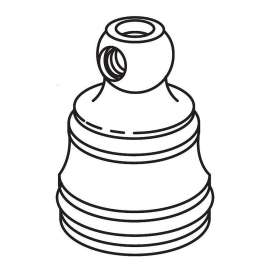 Traditional 14666 Handle Hub in Chrome