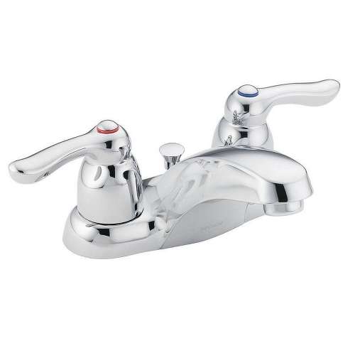 M-BITION 8917 Double Handle Centerset Bathroom Faucet in Chrome