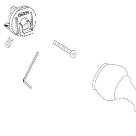 95606M Monticello Handle Hub Kit