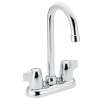 Double Handle Bar Faucet in Chrome