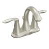Eva 6410BN Double Handle Centerset Bathroom Faucet in Brushed Nickel