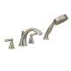 Brantford T924BN Deck Mounted Tub Filler with Hand Shower in Brushed Nickel