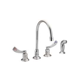 M-DURA 8244 Double Handle Kitchen Faucet in Chrome