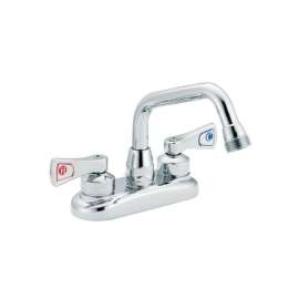 Double Handle Utility Faucet in Chrome
