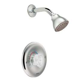 Chateau T182EP Posi-Temp Pressure Balanced Shower Trim with Shower Head in Chrome