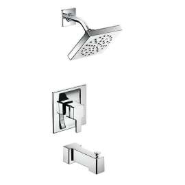 TS2713M 90 Degree Bath and Shower Faucet with Posi-Temp Pressure Balanced Trim