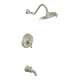Weymouth TS32104BN Bath and Shower Faucet with Posi-Temp Pressure Balanced Trim in Brushed Nickel