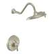 Single Handle Posi-Temp Pressure Balanced Multi-Function Shower Trim with Shower Head in Brushed Nickel