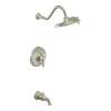 TS32104EPBN Weymouth Bath and Shower Faucet with Posi-Temp Pressure Balanced Trim in Brushed Nickel