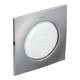 Square Escutcheon Ring in Chrome