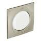 Square Escutcheon Ring in Brushed Nickel