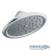 2.5 GPM Single Function Rain Shower Head with Immersion Technology in Chrome