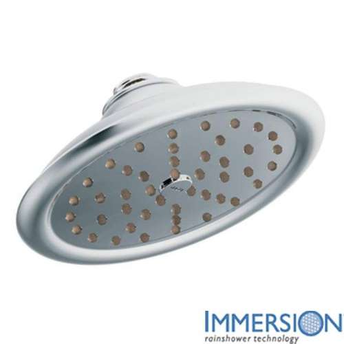 2.5 GPM Single Function Rain Shower Head with Immersion Technology
