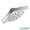 90 Degree S6340 6 3/8in Single Function Shower Head in Chrome