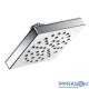 90 Degree S6340 6 3/8in Single Function Shower Head in Chrome