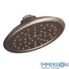 2.5 GPM Single Function Rain Shower Head with Immersion Technology in Oil Rubbed Bronze