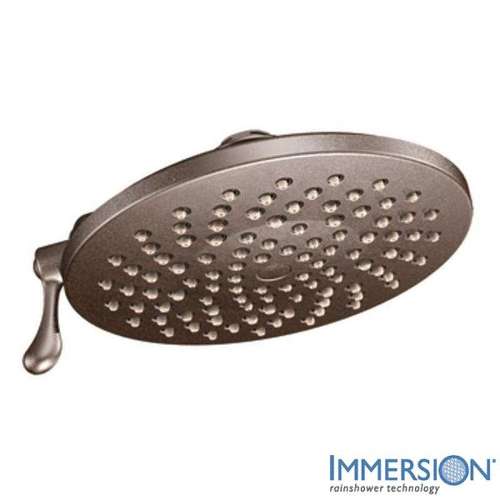 8in Multi Function Rainshower Shower Head in Oil Rubbed Bronze
