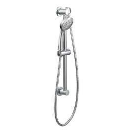 3868EPM Single Function Hand Shower Package with Hose and Slide Bar Included