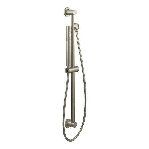 Level 3887EPBN Single Function Hand Shower Package with Hose and Slide Bar in Brushed Nickel