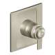 90 Degree TS3100BN Single Handle ExactTemp Thermostatic Valve Trim (Less Valve) in Brushed Nickel