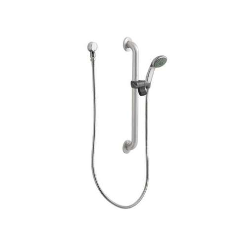 52224GBM15M M-DURA Single Function Hand Shower Package with Slide Bar, Hose and Wall Supply Included