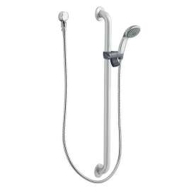 52236GBM17M M-DURA Single Function Hand Shower Package with Hose and Slide Bar Included