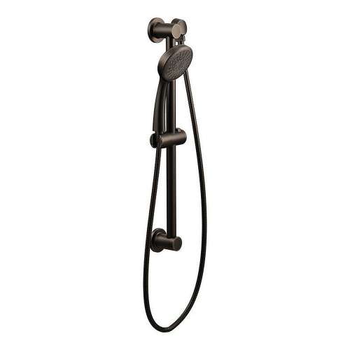 Single Function Hand Shower Package with Hose and Slide Bar in Oil Rubbed Bronze