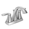 Voss 6901 Double Handle Centerset Bathroom Faucet in Chrome
