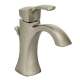 Voss 6903BN Single Handle Single Hole Bathroom Faucet in Brushed Nickel