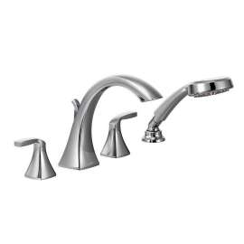 Voss Deck-Mounted Tub Filler With Hand Shower