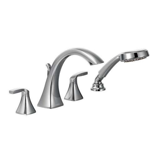 Voss Deck-Mounted Tub Filler With Hand Shower