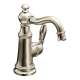 Single Handle Single Hole Bathroom Faucet in Nickel