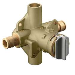 1/2in Cold Expansion PEX Pressure Balancing Rough-In Valve and Pre-Installed Flush Plug