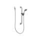 M-DURA 52124GBM25 Single Function Hand Shower Package with Hose and Slide Bar Included in Chrome/Stainless