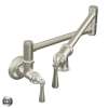 S664SRS Wall Mounted Pot Filler Kitchen Faucet in Spot Resist Stainless