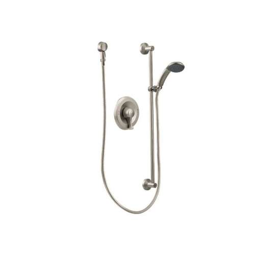 Shower Trim Package with 1.5 GPM Single Function Hand Shower Less Rough-In Valve in Classic Brushed Nickel