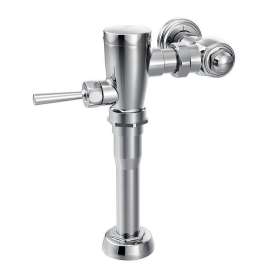 1 GPF Urinal Flushometer with 1-1/4in Top Spud in Chrome