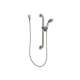 Single Function Hand Shower Package with Slide Bar, Hose and Wall Supply Included in Classic Brushed Nickel