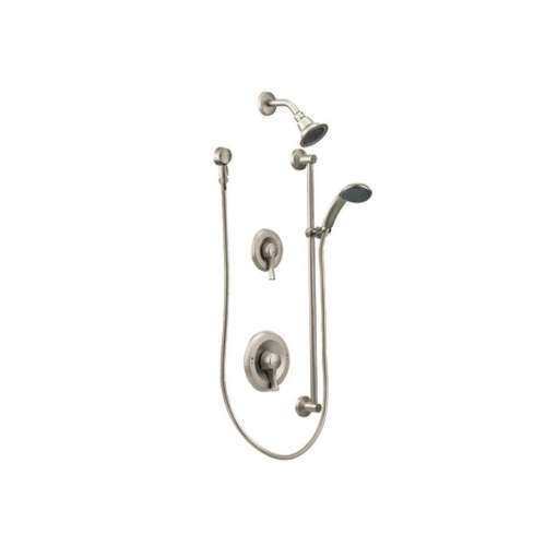 Shower System Trim Package with 2.5 GPM Single Function Shower Head in Classic Brushed Nickel