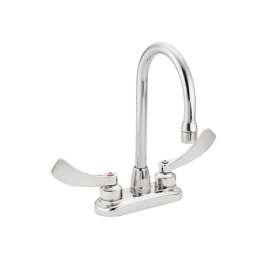 8279SM M-DURA Double Handle Centerset Bathroom Faucet in Chrome