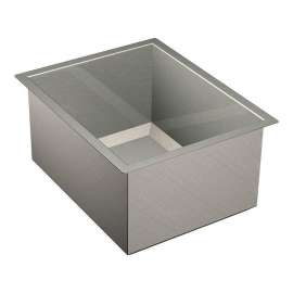 1600 Series 16-In X 20-In 16 Gauge Single Bowl Sink
