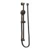 Basic 3667EPORB Multi-Function Hand Shower Package with Hose and Slide Bar in Oil Rubbed Bronze