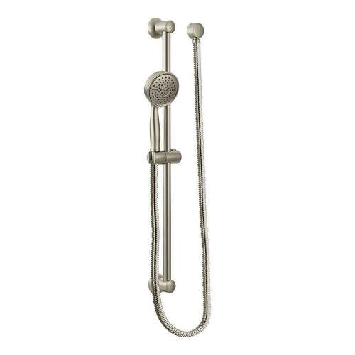 Not Applicable 3668EPBN Single Function Hand Shower Package with Hose and Slide Bar in Brushed Nickel