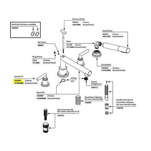 165905M Arris Replacement Handle Kit