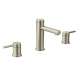 Align T6193BN Double Handle Widespread Bathroom Faucet in Brushed Nickel