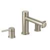 Align T393BN Deck Mounted Tub Filler in Brushed Nickel
