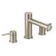 Align T393BN Deck Mounted Tub Filler in Brushed Nickel