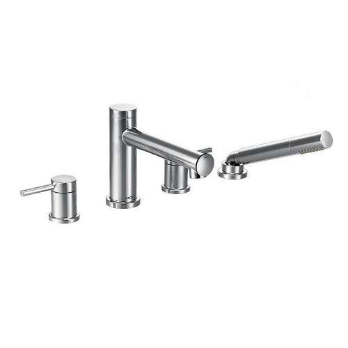 T394M Align Deck Mounted Tub Filler with Hand Shower