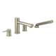 Align T394BN Deck Mounted Tub Filler with Hand Shower in Brushed Nickel
